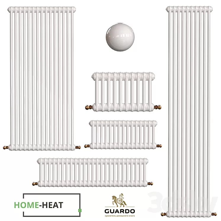 OM Tubular radiators Guardo Pilon S4H (Italy) 3D Model