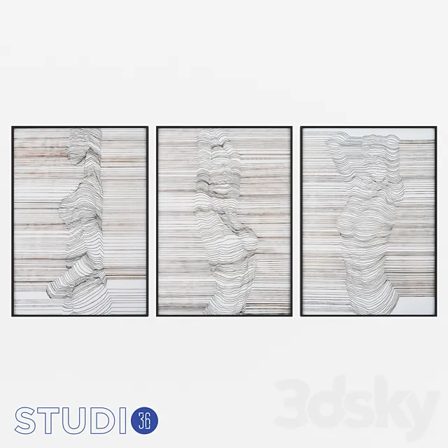 OM Wall decor Dialma Brown DB006182 3DModel