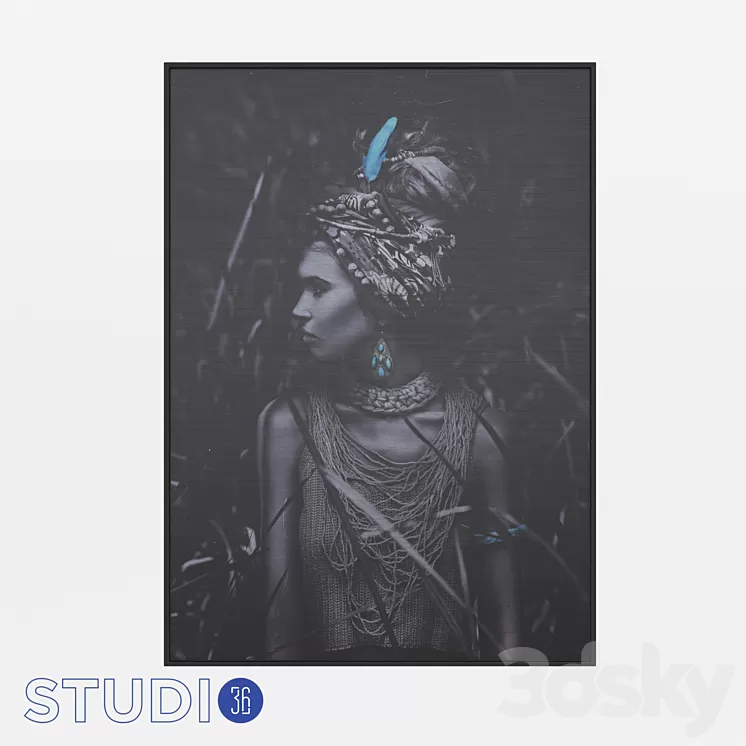 OM Wall decor Dialma Brown DB006290 STUDIO36SHOP.RU 3D Model