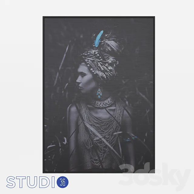 OM Wall decor Dialma Brown DB006290 STUDIO36SHOP.RU 3DModel