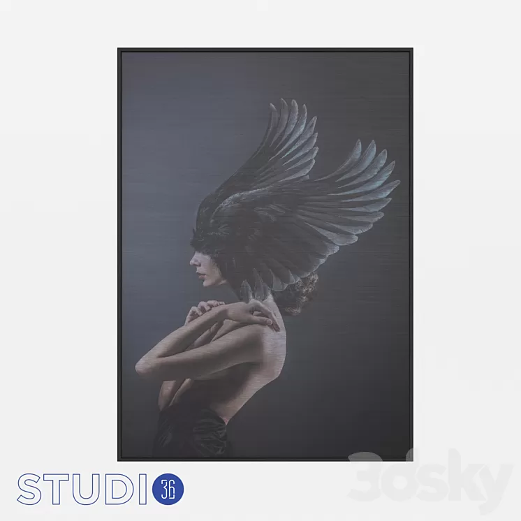 OM Wall decor Dialma Brown DB006300 3D Model