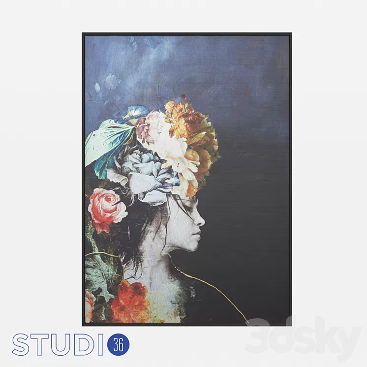 OM Wall decor Dialma Brown DB006301 3D Model