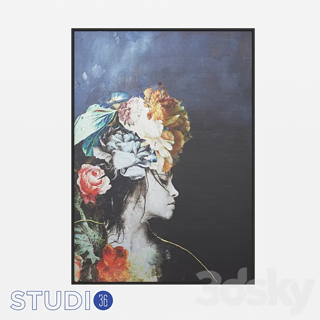 OM Wall decor Dialma Brown DB006301 3DModel