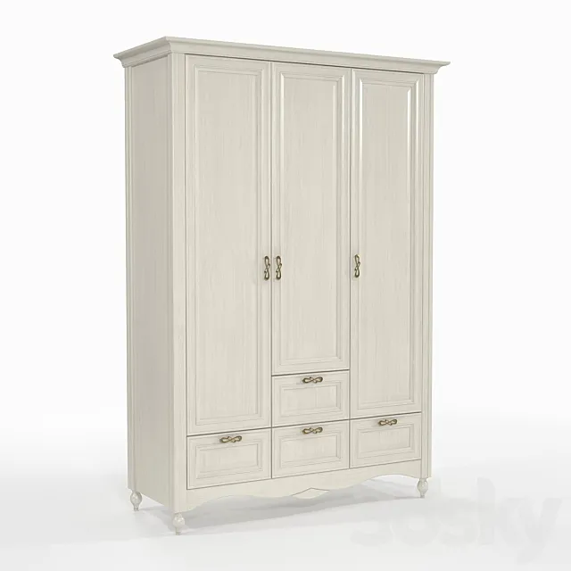 "OM" Wardrobe Svetlitsa SHS-5 (2) 3D Model