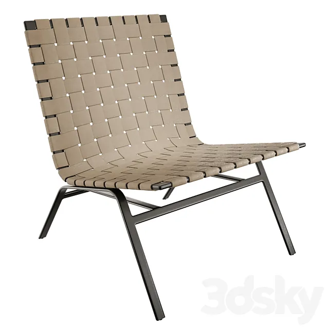 Omari Lounge Chair 3D Model