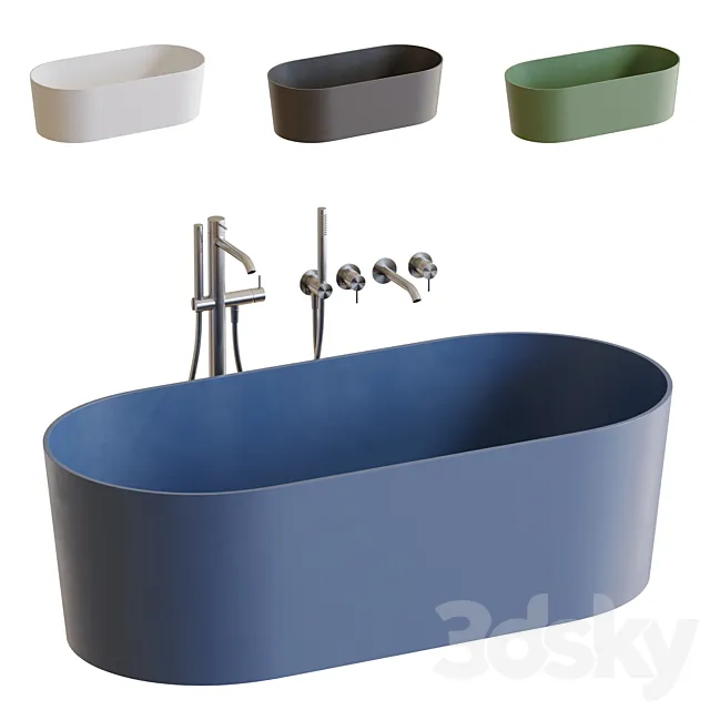 Omnires OVO M+ Bath 3D Model