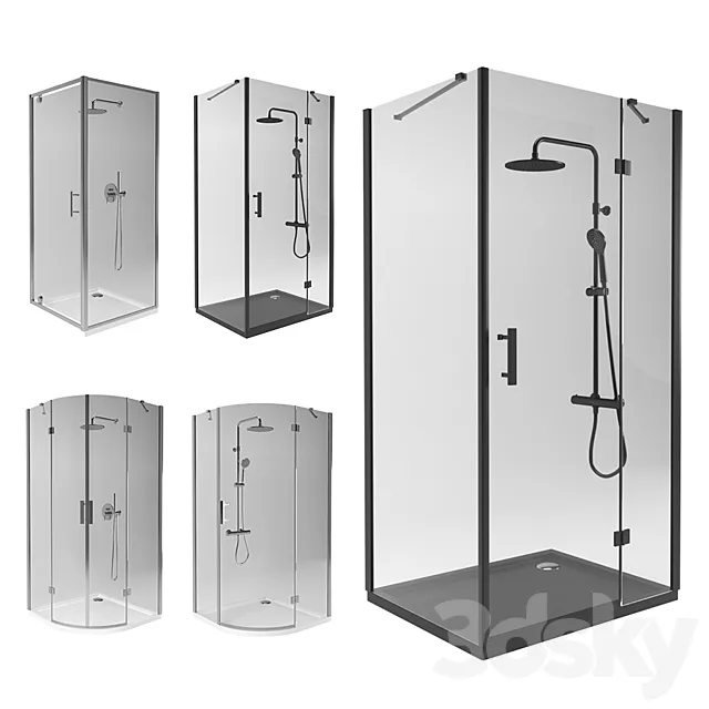 Omnires Shower Enclosures 3D Model