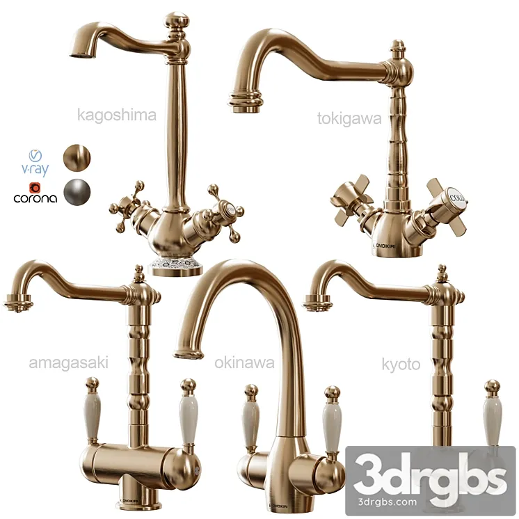 Omoikiri Faucet 01 1 3D Model Free