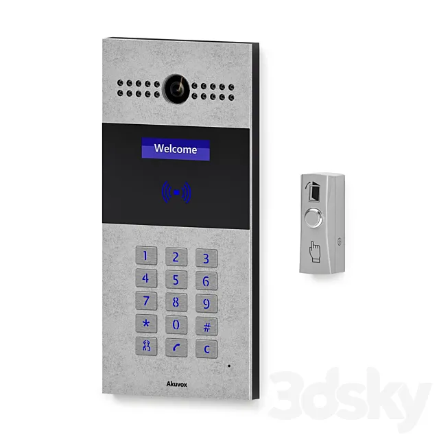 On-door speakerphone Akuvox R27 and exit button Slinex DR-02 Free Download