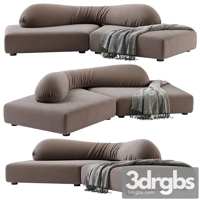 On The Rocks Edra Sofa 3D Model Free