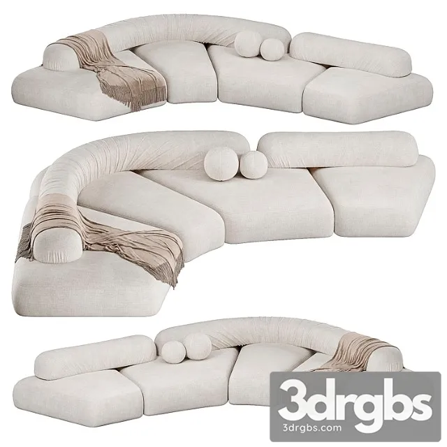 On The Rocks Sofa 6 3D Model Free