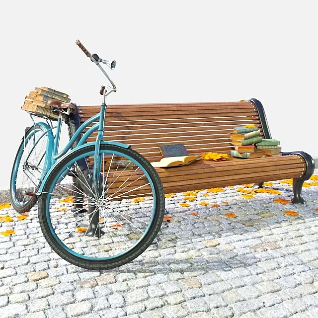 On the way from school 3D Model