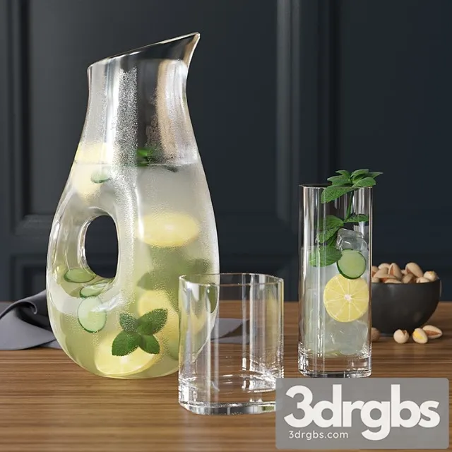 Ona Large Pitcher 3D Model Download