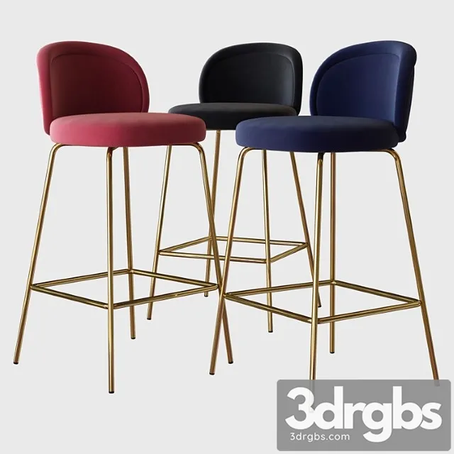 Ona stool freifrau 2 3D Model Free