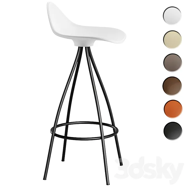Onda stool 3D Model