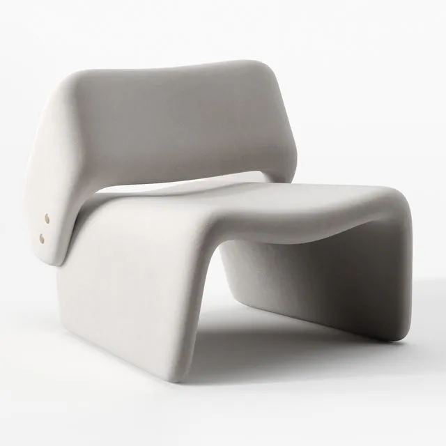 Ondine Lounge Chair by Jorge Zalszupin 3D Model
