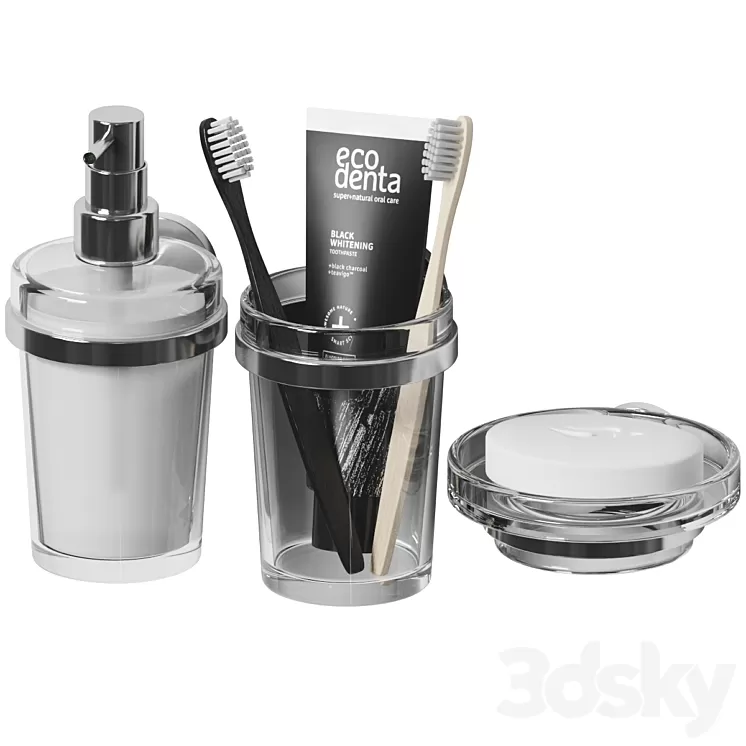 One by Inda - Bathroom accessories 3D Model