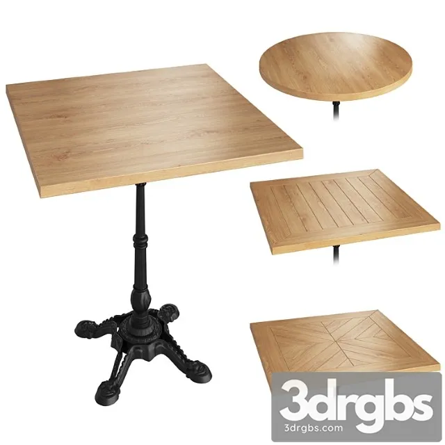 One leg loft table 2 3D Model Free