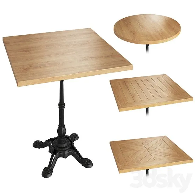 One leg loft table 3D Model