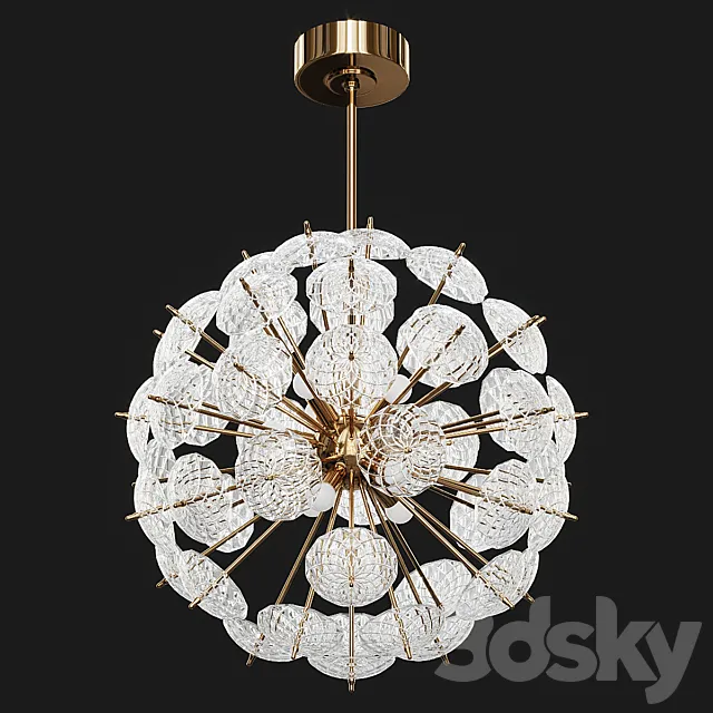 One of Two Large Modernist 3D Model