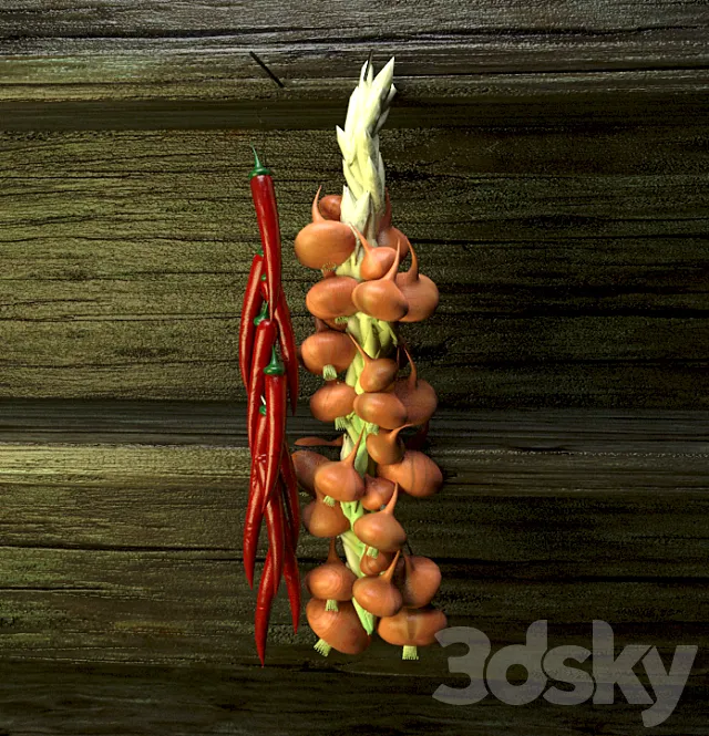 Onion pepper 3DModel