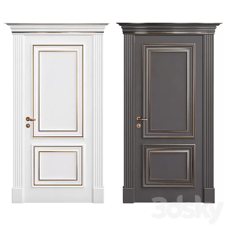 Сontemporary interior doors №24 3D Model