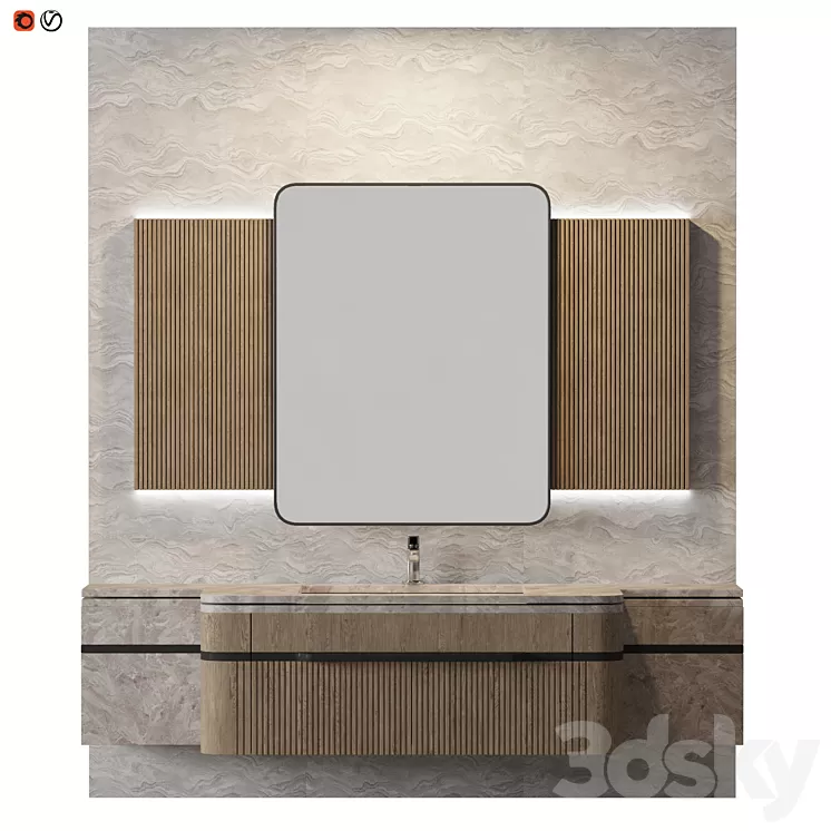 Ontolo Bathroom 3D Model