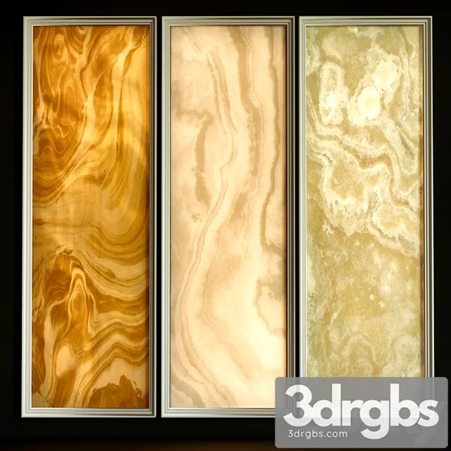 Onyx Marble With Backlight 3D Model Free