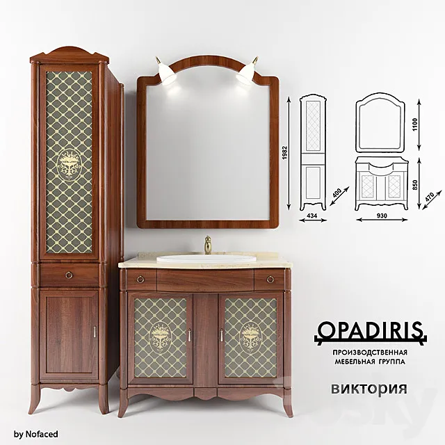 opadiris victoria _ Victoria opadiris 3D Model