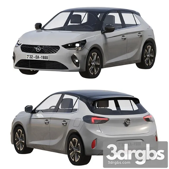 Opel E corsa 2019 3D Model Free