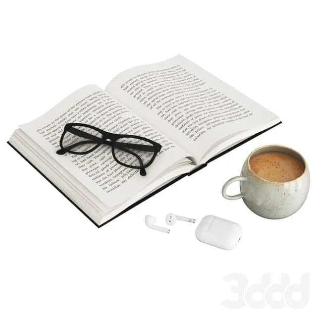 Open book 3D Model