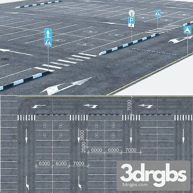 Open Parking 3D Model Download