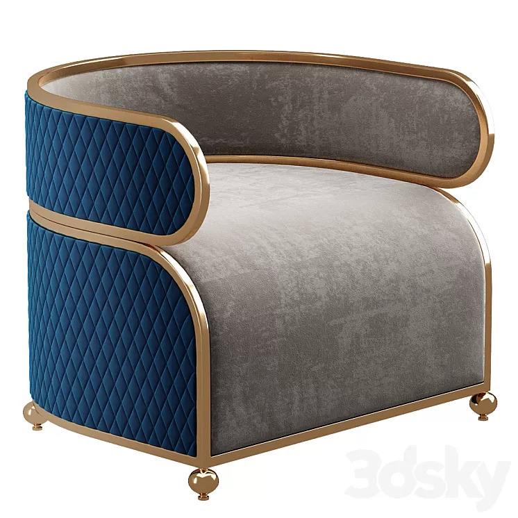 Opera armchair 3D Model