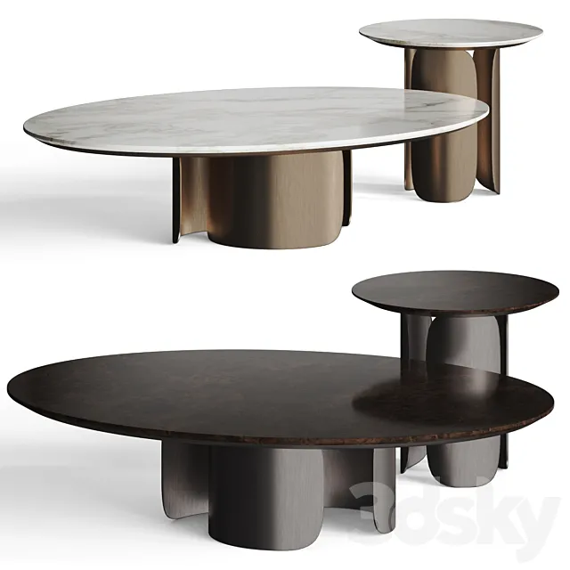 Opera Contemporary Gabriel Coffee Table 3D Model