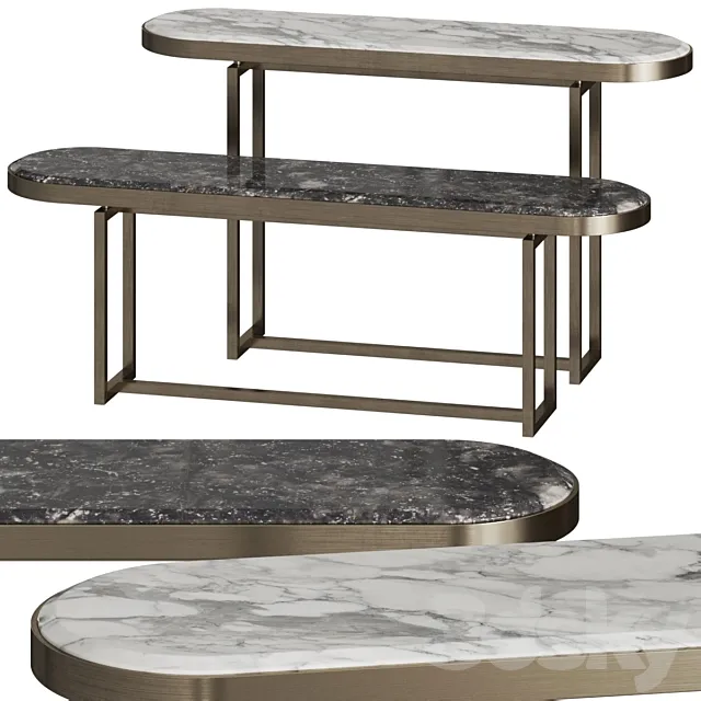 Opera Contemporary Isabel Console Tables 3DModel