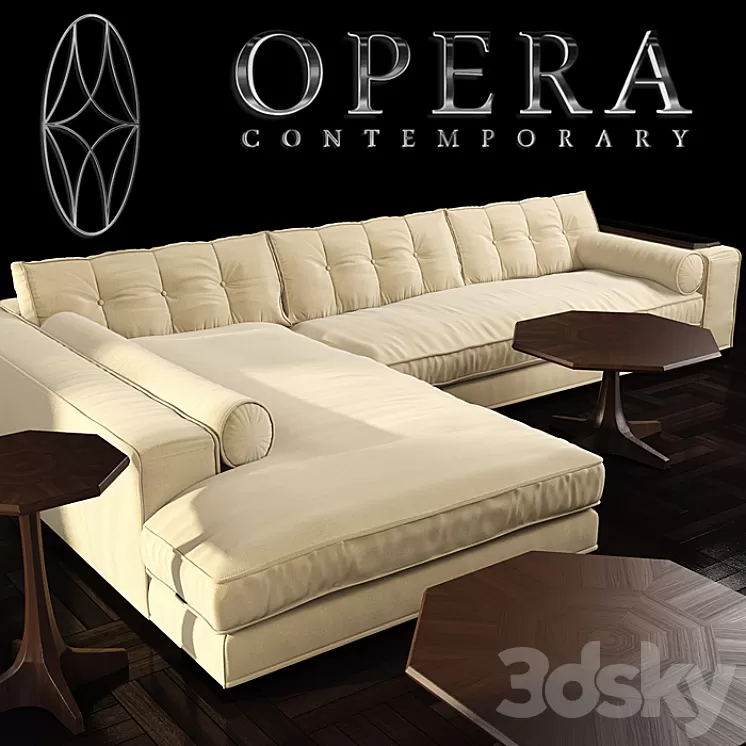 Opera MAVRA modular sofa 3D Model