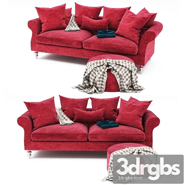 Opium Sofa 1 3D Model Free