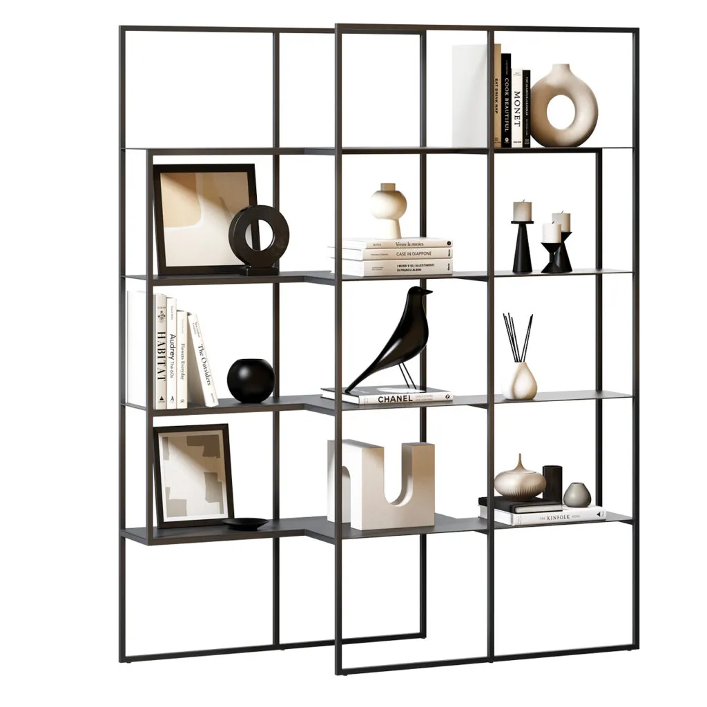 Optic Metal Bookcase by Bonaldo
