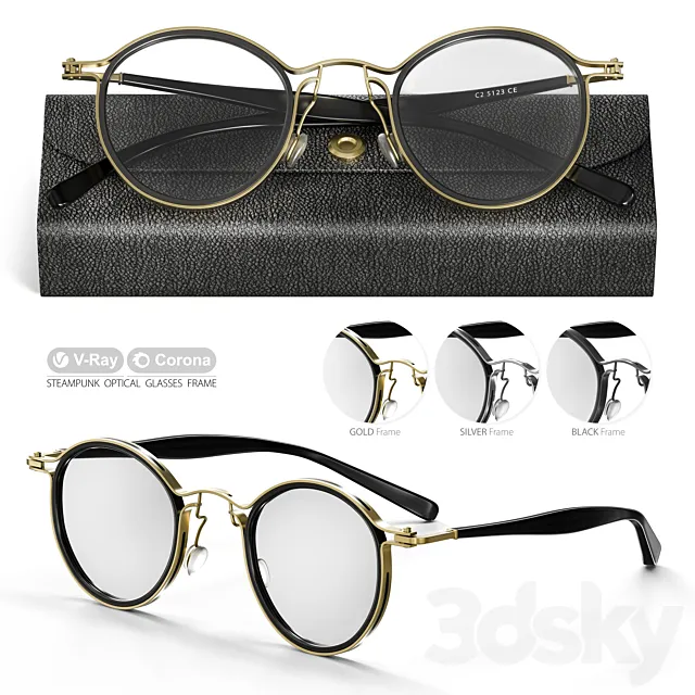OPTICAL GLASSES FRAME 3D Model
