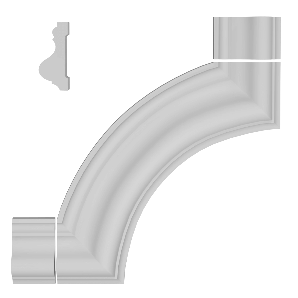 Orac Decor - Molding P801C 3D Model