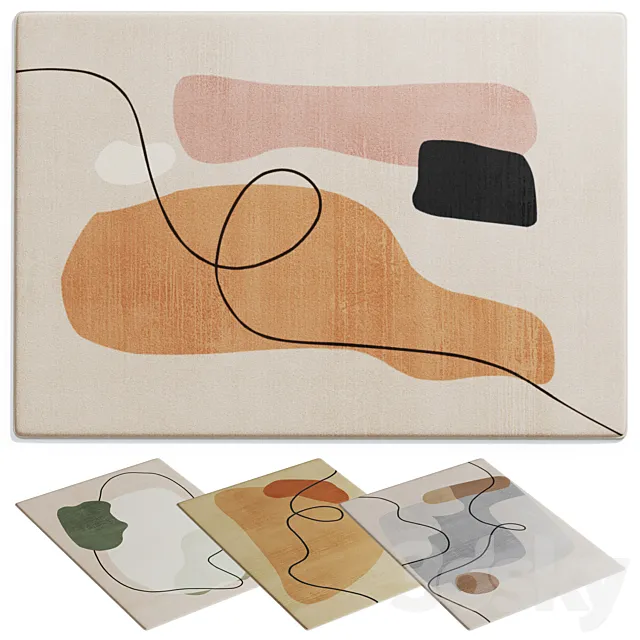 Orange Casual by Litfad 3D Model