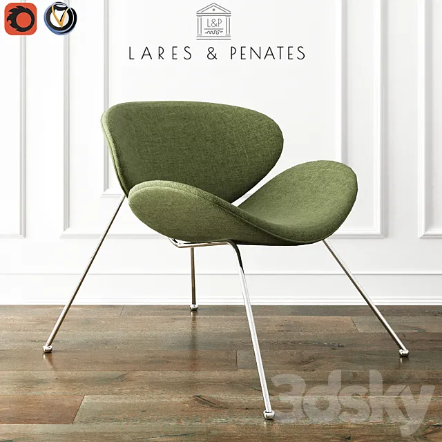 Orange slice replica 3D Model