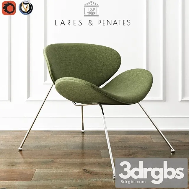 Orange slice replica 3D Model Free