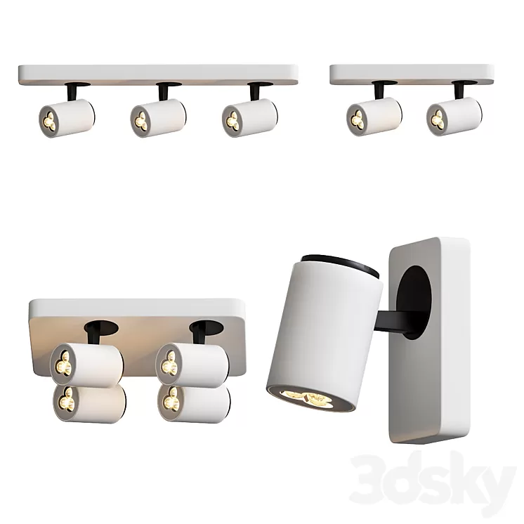 Orbe Lightstar Track Light Sets 3D Model