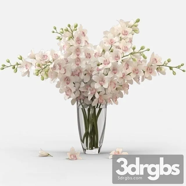 Orchid Bouquet 3D Model Free
