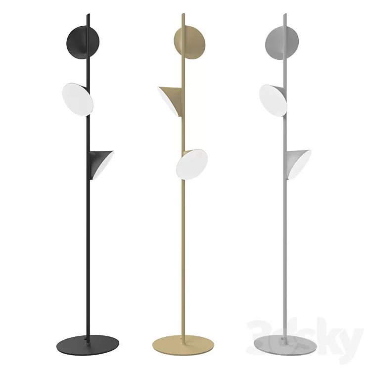 Orchid Floor Lamp 3D Model