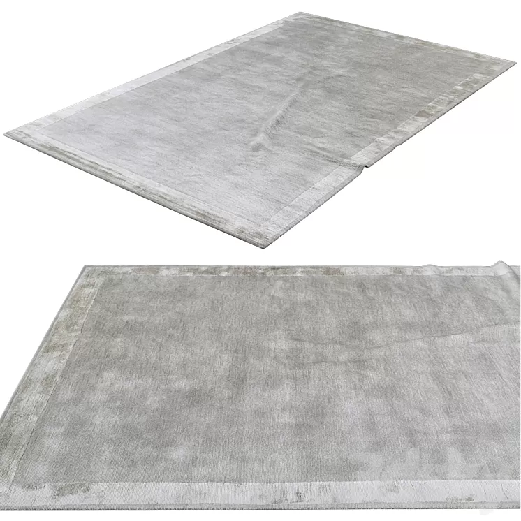 Order Gray Cut & Loop Stripe – THE RUG COMPANY 3D Model
