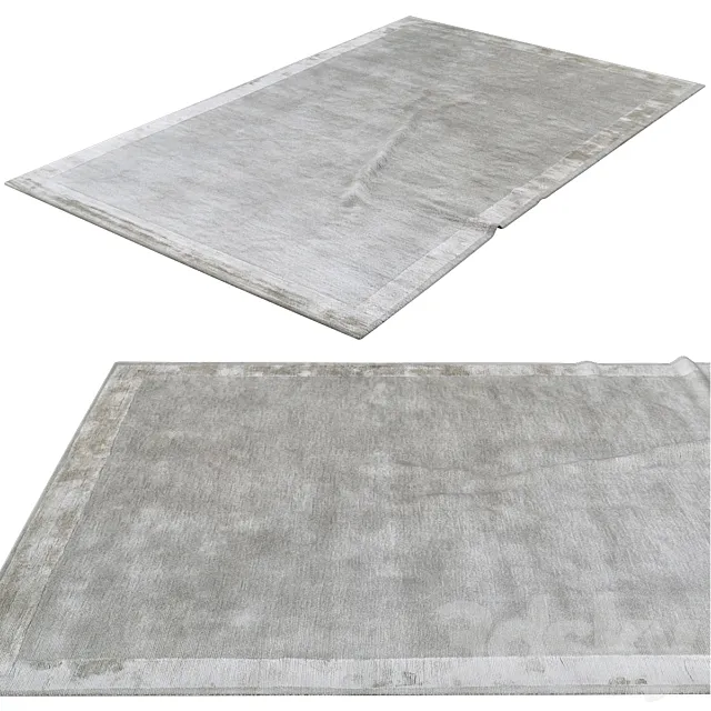 Order Gray Cut & Loop Stripe - THE RUG COMPANY 3DModel