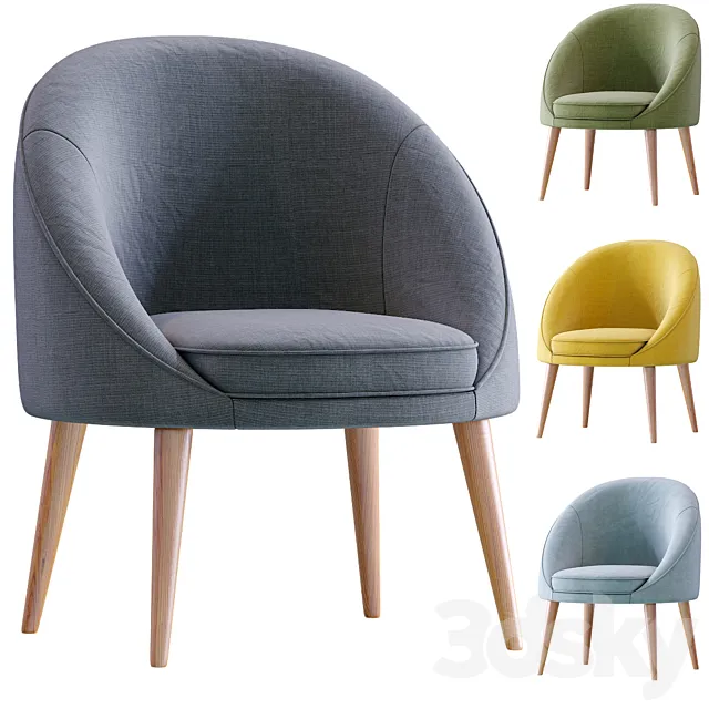 Oreved Armchair By Jysk (4 color version) Free Download