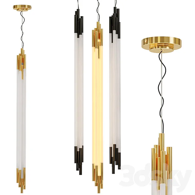 Org Pendant Vertical 3D Model